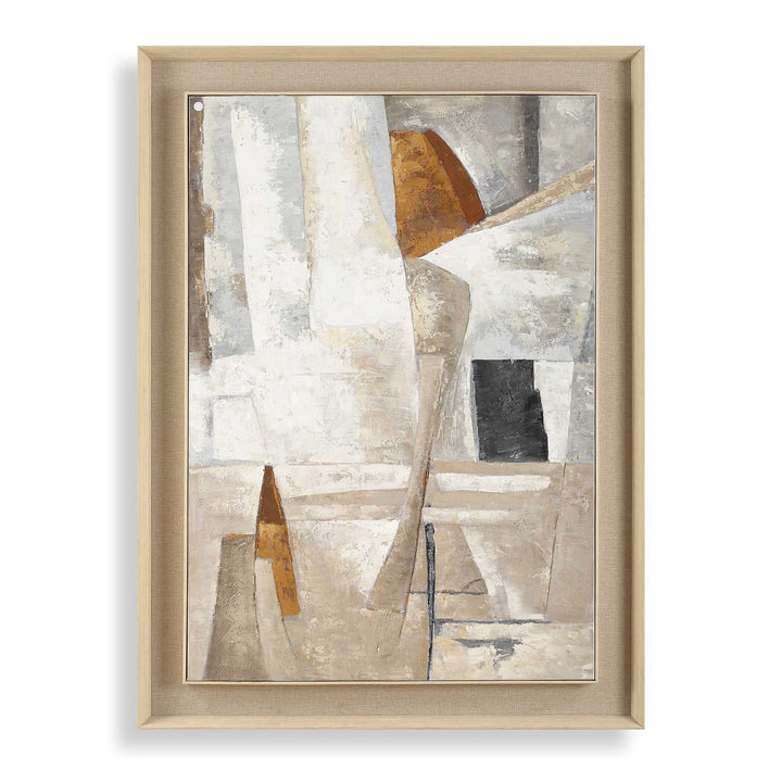 "HIDE & SEEK" HAND PAINTED LINEN MAT ART