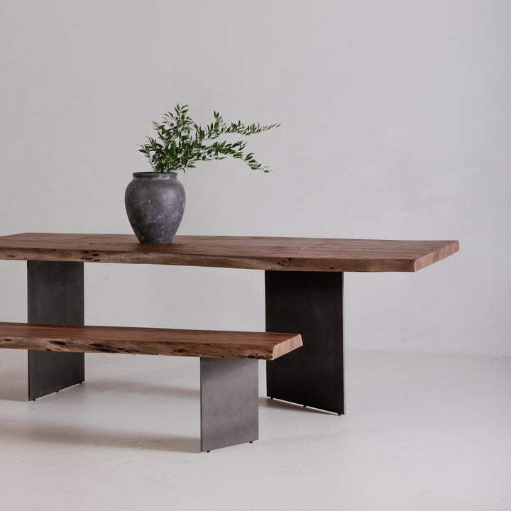 HOWELL LIVE-EDGE DINING BENCH