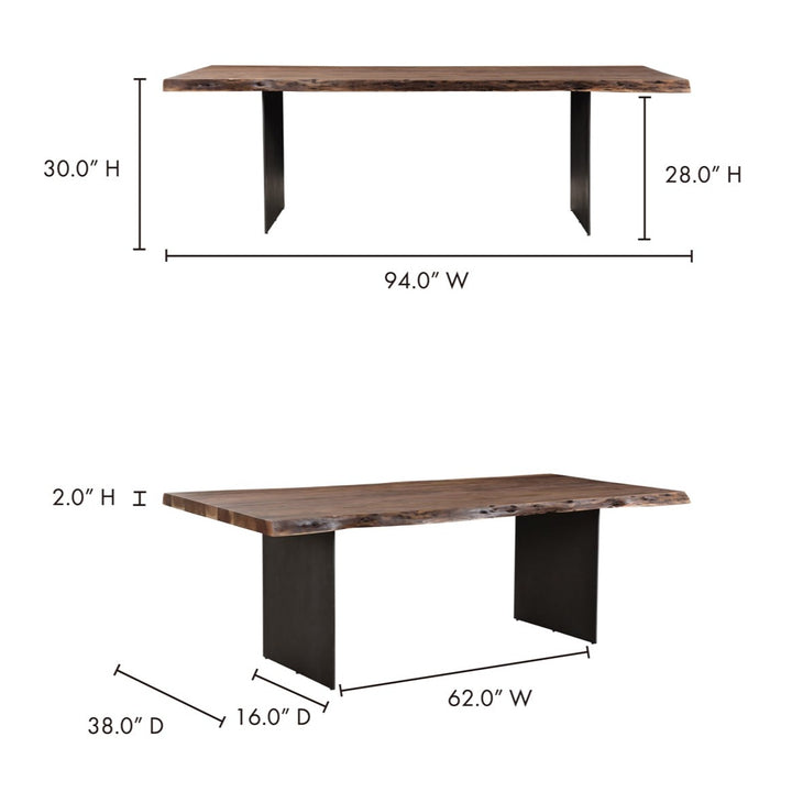 HOWELL LIVE-EDGE DINING TABLE