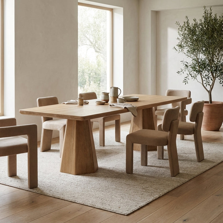 HAVANA NATURAL WOOD DINING TABLE