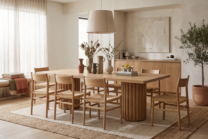 HENDRIX LIGHT WOOD DINING TABLE