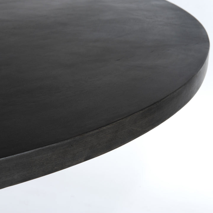 KESLING DARK COAL ROUND DINING TABLE