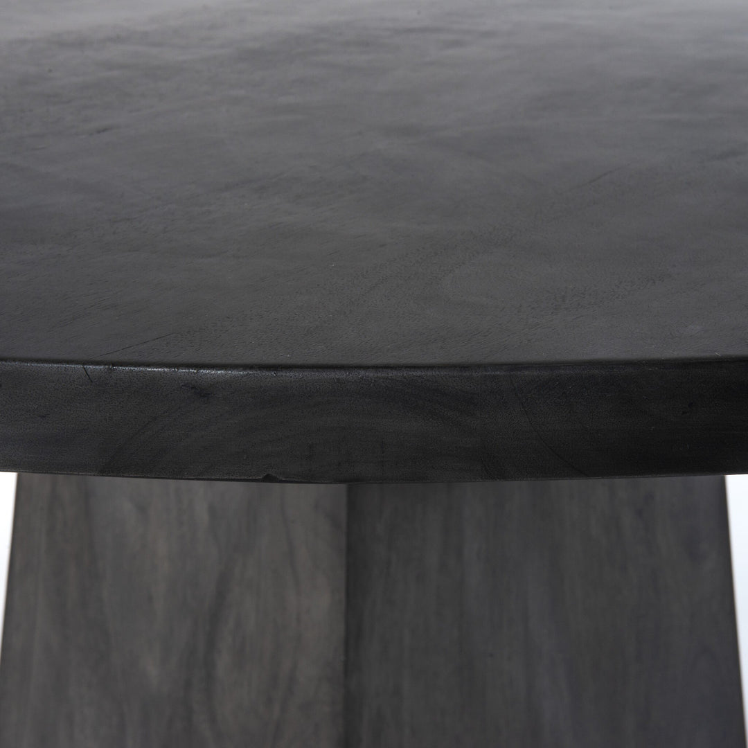 KESLING DARK COAL ROUND DINING TABLE