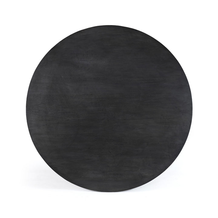 KESLING DARK COAL ROUND DINING TABLE