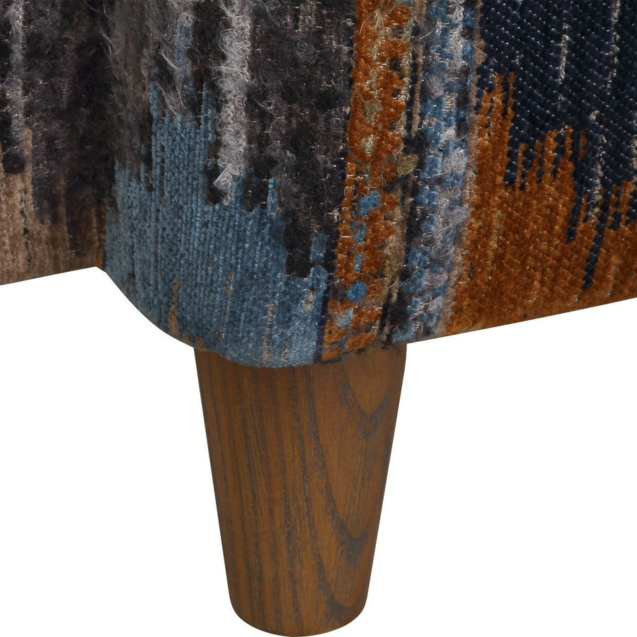 IKAT TEXTURED CHENILLE ARM CHAIR
