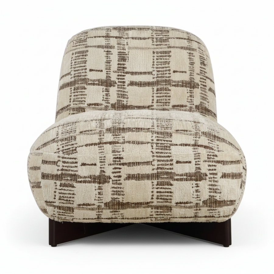 JAVA TOAST CHENILLE ACCENT CHAIR