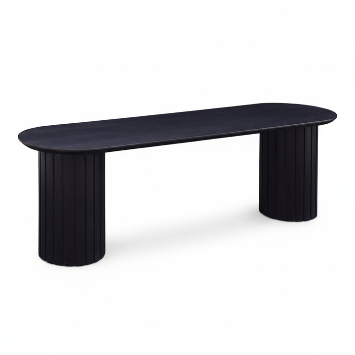 POVERA BLACK ACACIA DINING BENCH