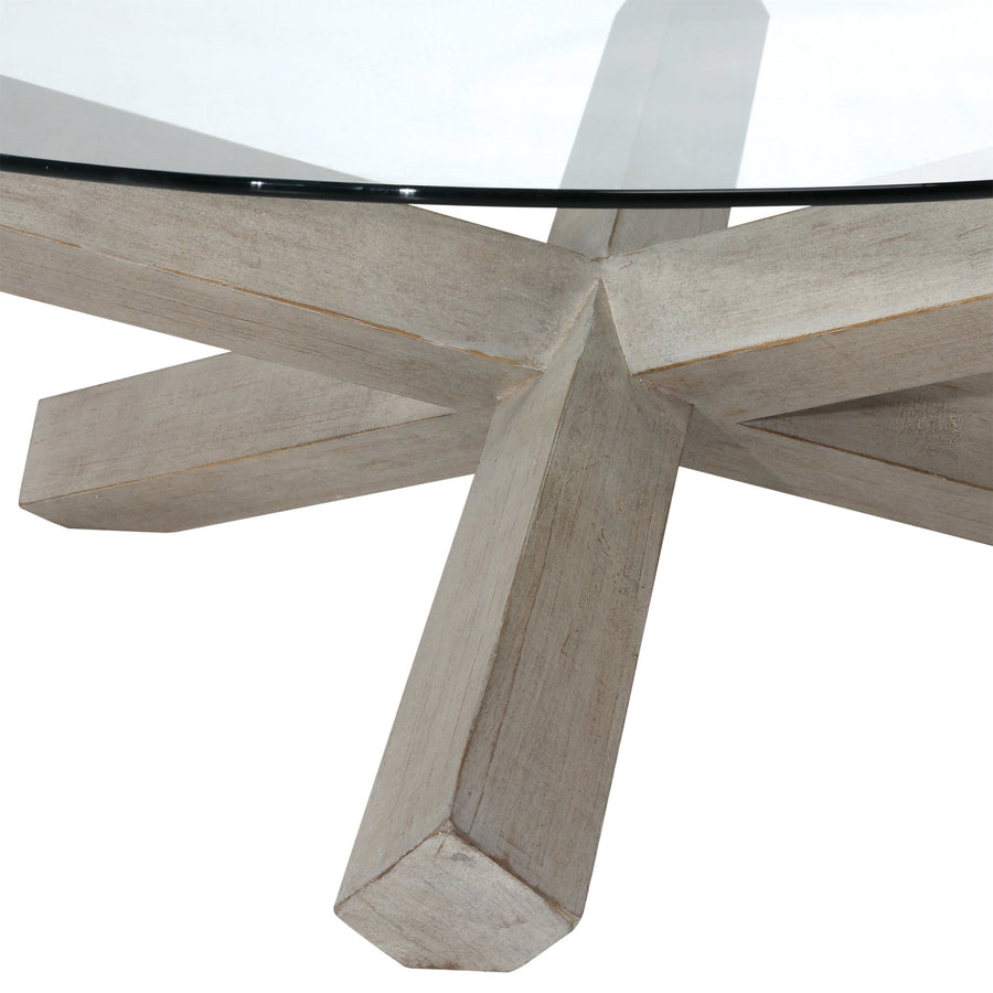 JIYA 48"RD LIGHT WASH COFFEE TABLE
