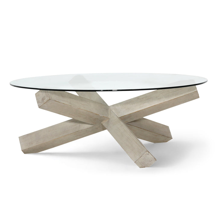 JIYA 48"RD LIGHT WASH COFFEE TABLE