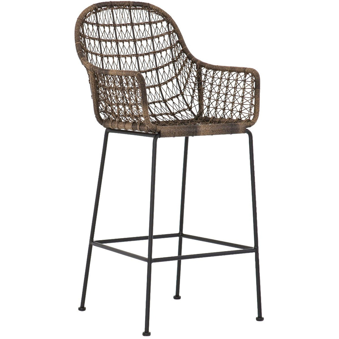 BANDERA INDOOR - OUTDOOR WICKER BAR STOOL