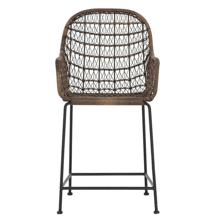 BANDERA INDOOR - OUTDOOR WICKER COUNTER STOOL