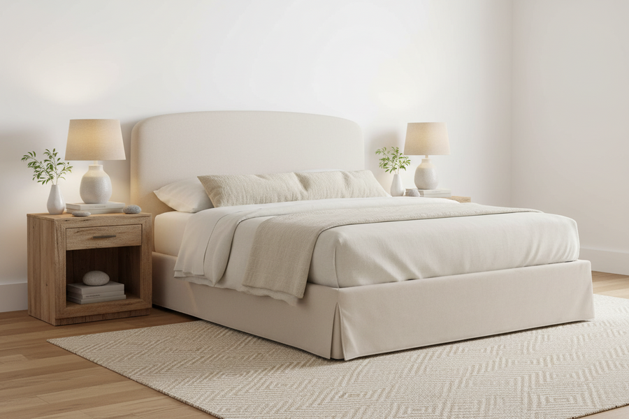 JOAN SLIPCOVERED STORAGE BED
