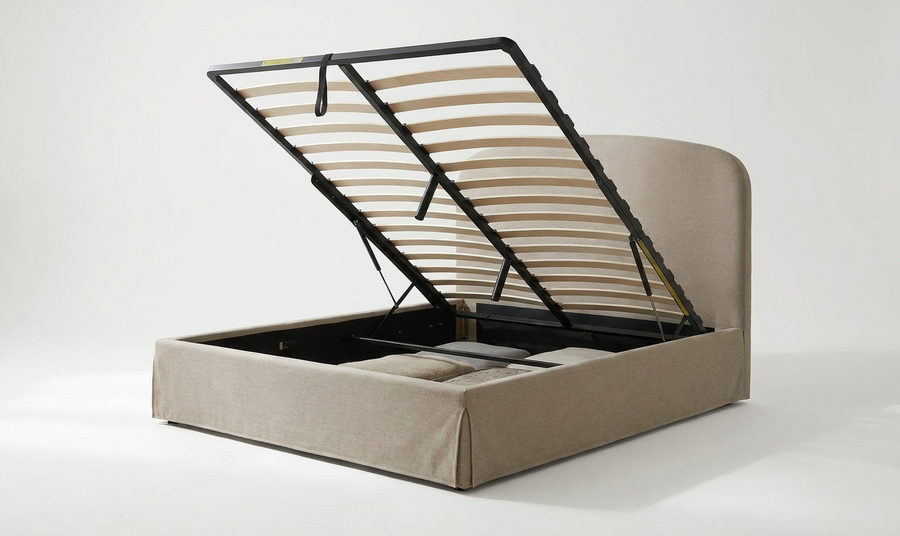 JOAN SLIPCOVERED STORAGE BED