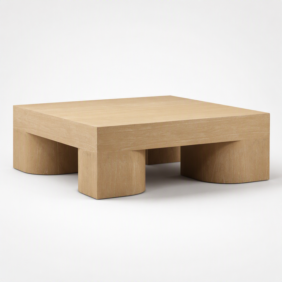 JONAH LT NATURAL SQUARE COFFEE TABLE