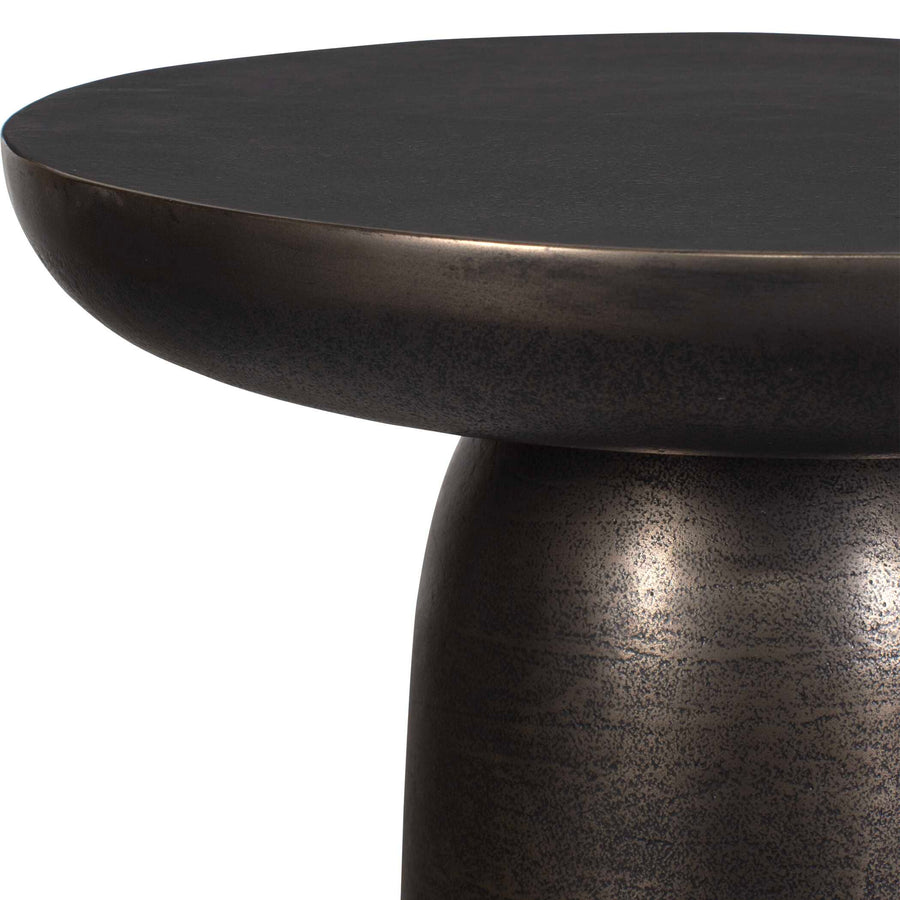 JOPPA CAST ALUMINUM OUTDOOR ACCENT TABLE