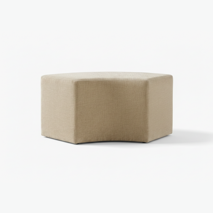 KHAI CURVED VELVET DINING BENCH