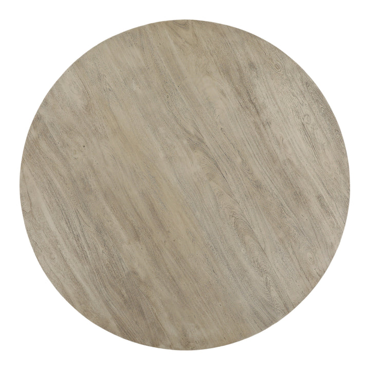 KODY 55"RD WEATHERED WOOD COFFEE TABLE