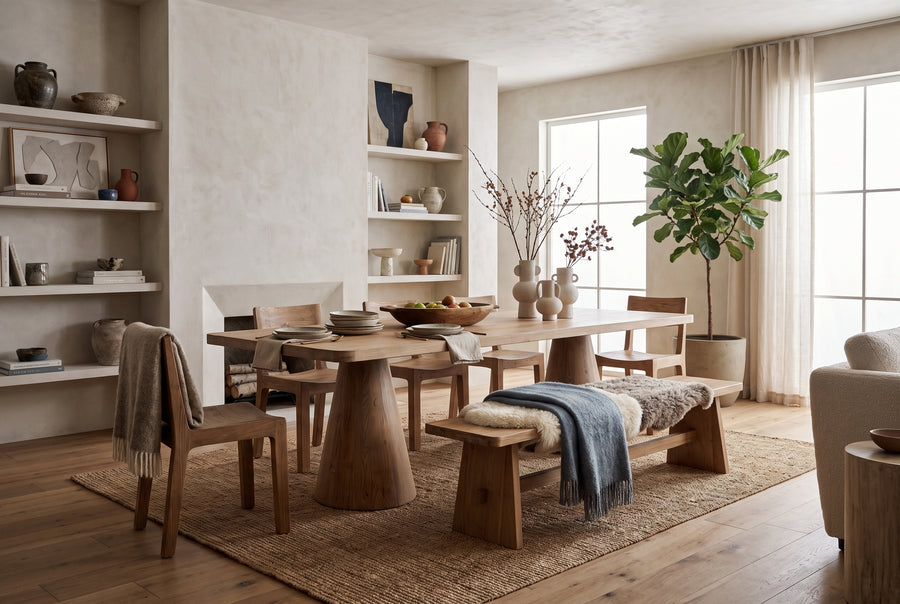 KONA NATURAL PINE DINING TABLE