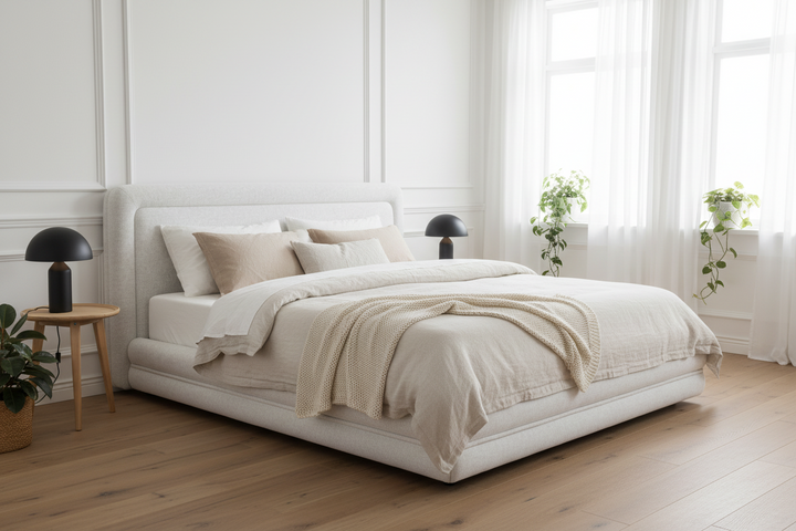 TORY UPHOLSTERED PLATFORM BED