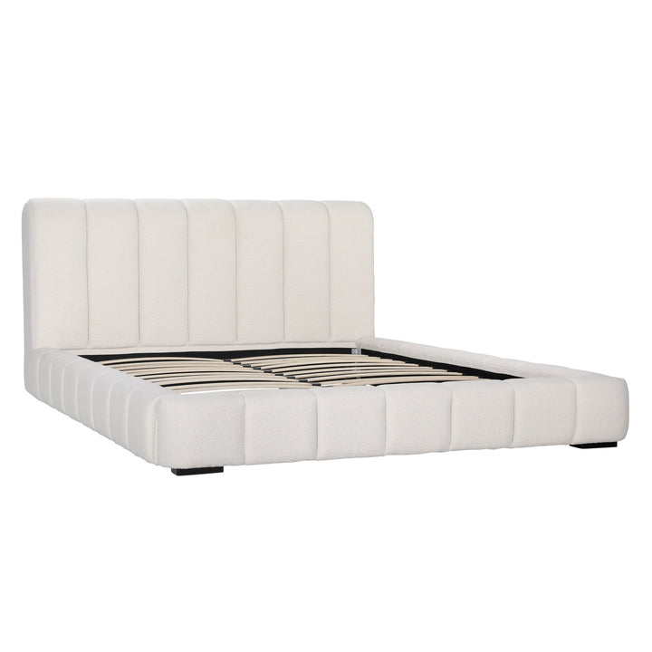 CHANNEL CREAM BOUCLE BED