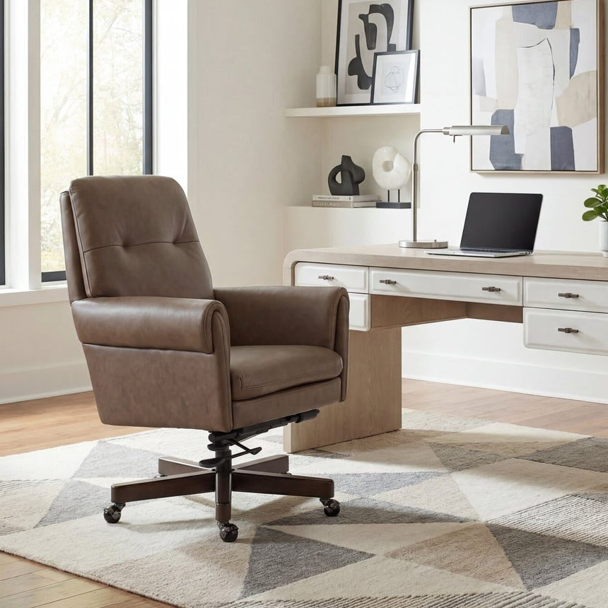 LENORA LEATHER EXECUTIVE CHAIR