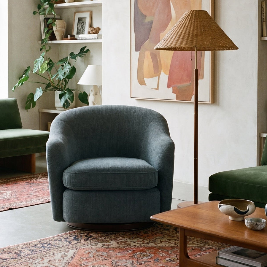LEONA SWIVEL ARMCHAIR