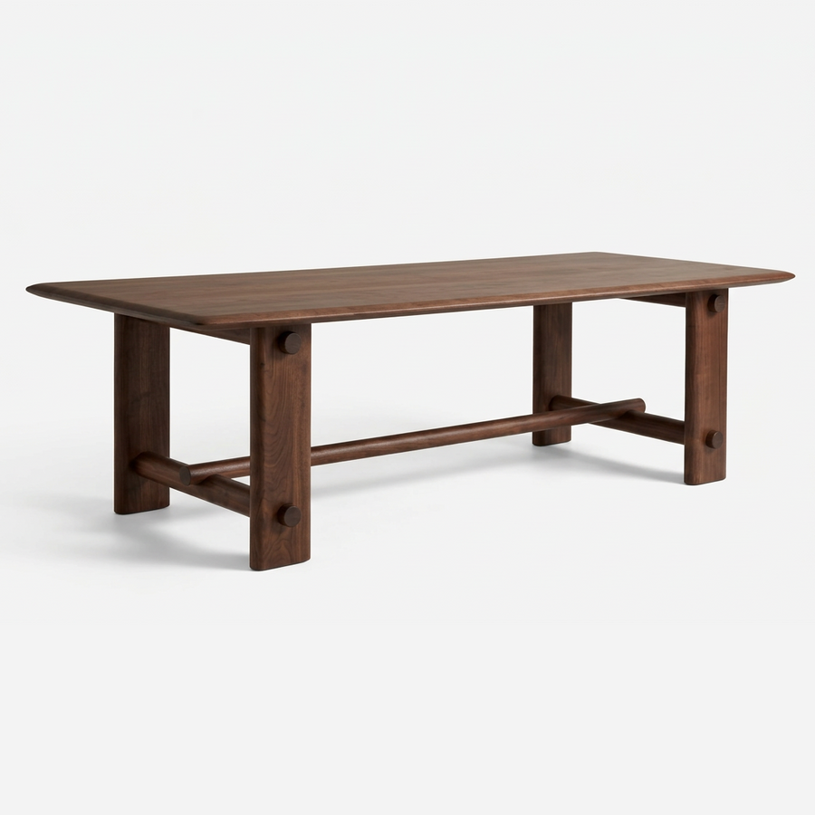 LEO 102" ACACIA WOOD DINING TABLE