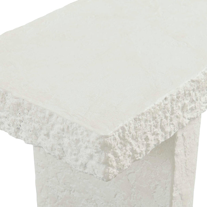 LIMESTONE CONCRETE CONSOLE TABLE
