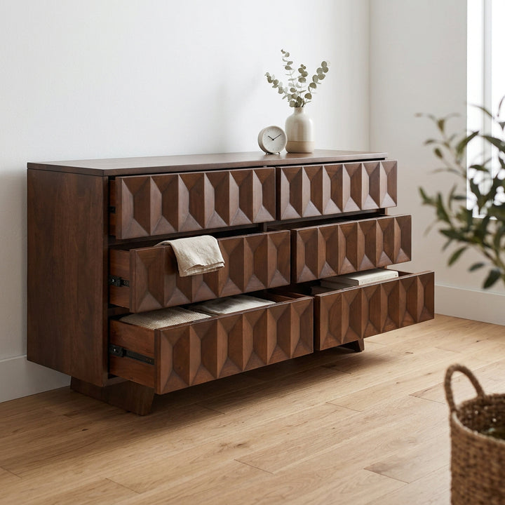 wooden dresser