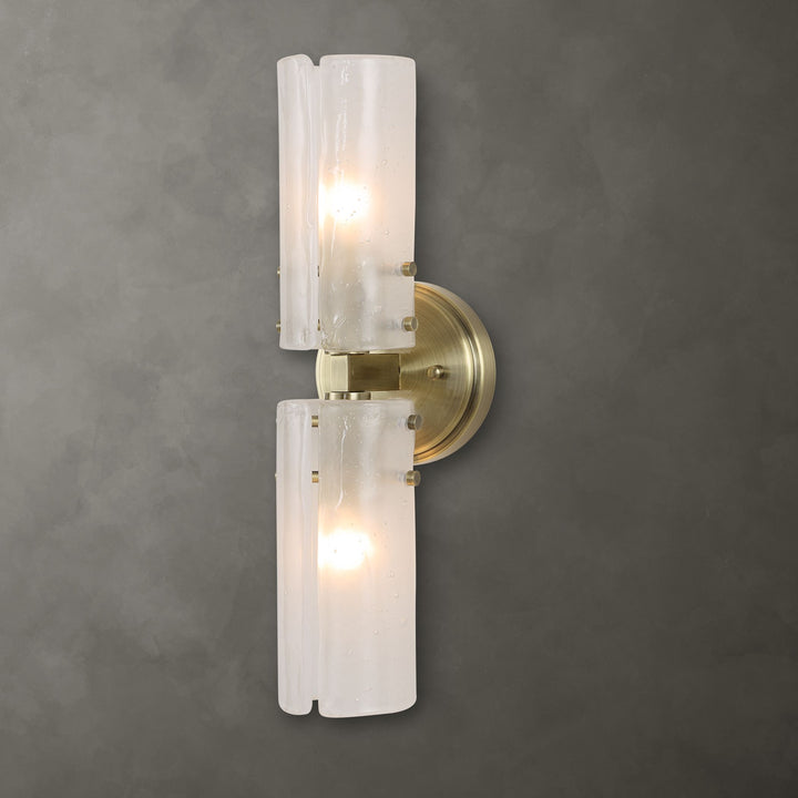 MISTIE 2 LIGHT GLASS SCONCE