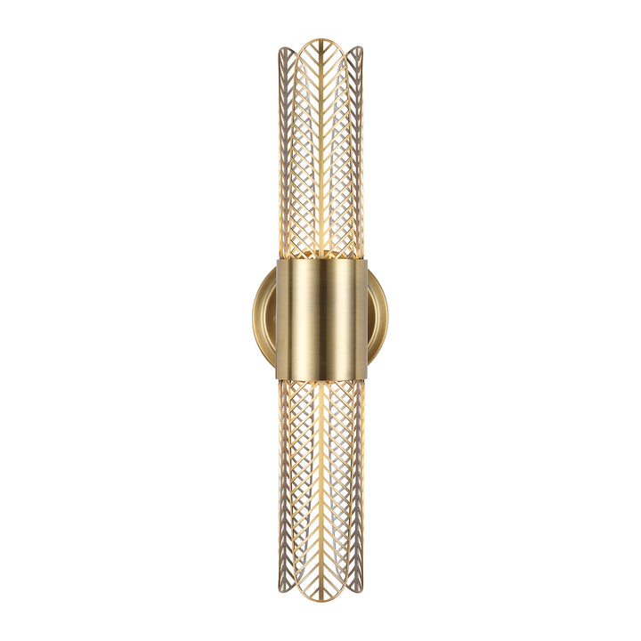 CRET 2 LIGHT LED BRASS SCONCE