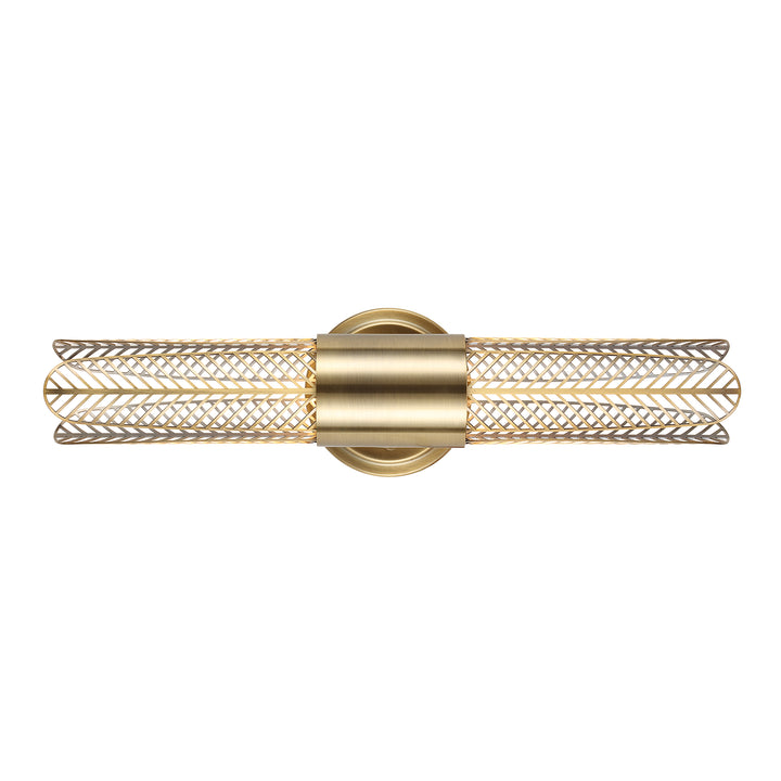 CRET 2 LIGHT LED BRASS SCONCE