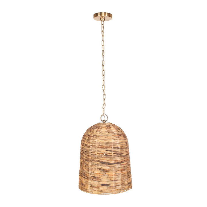 ROTORUA 1 LIGHT SEA GRASS PENDANT