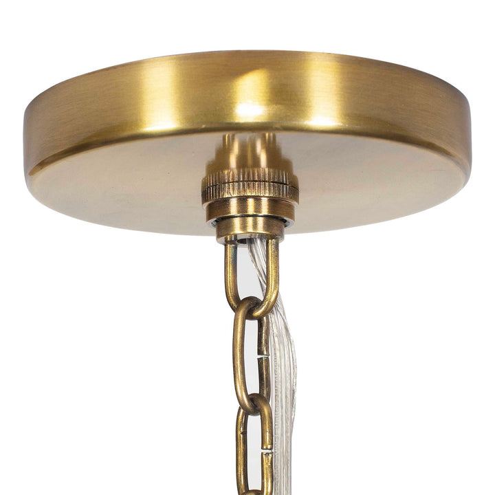 TAURANGA SEAGRASS 5 LIGHT PENDANT