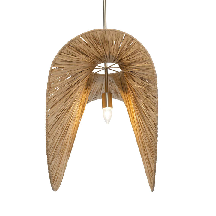 BENDED RAFFIA 1 LT PENDANT