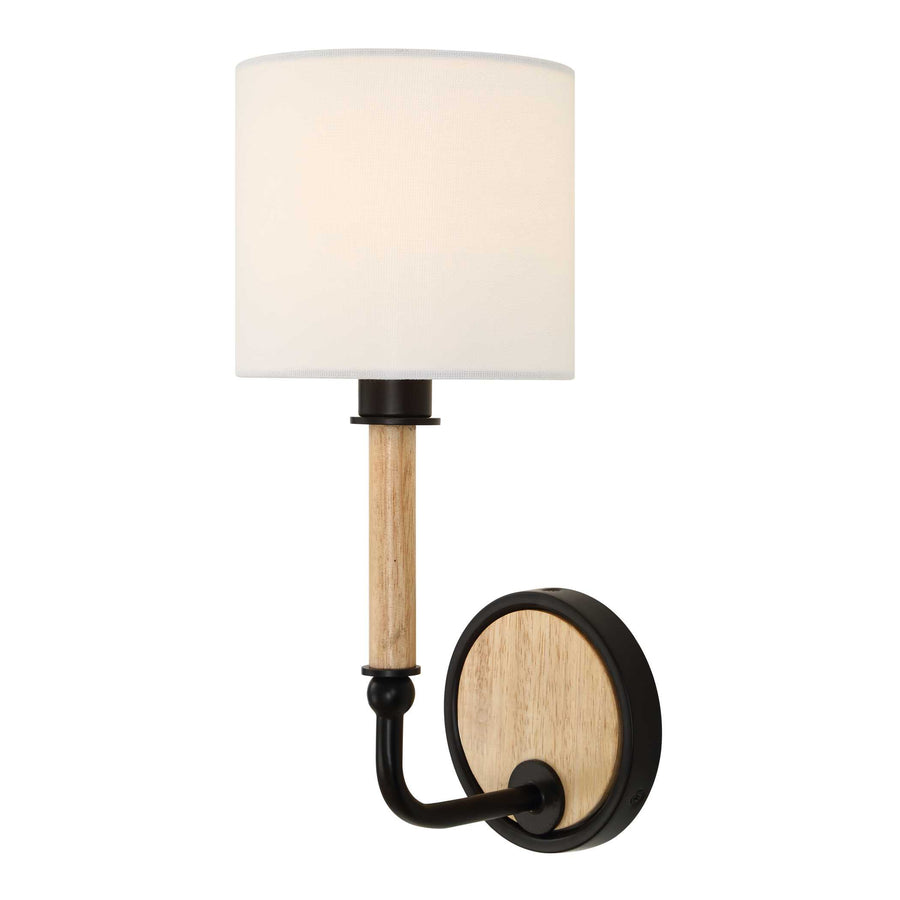 FRANCONIA 1 LIGHT WOODEN SCONCE