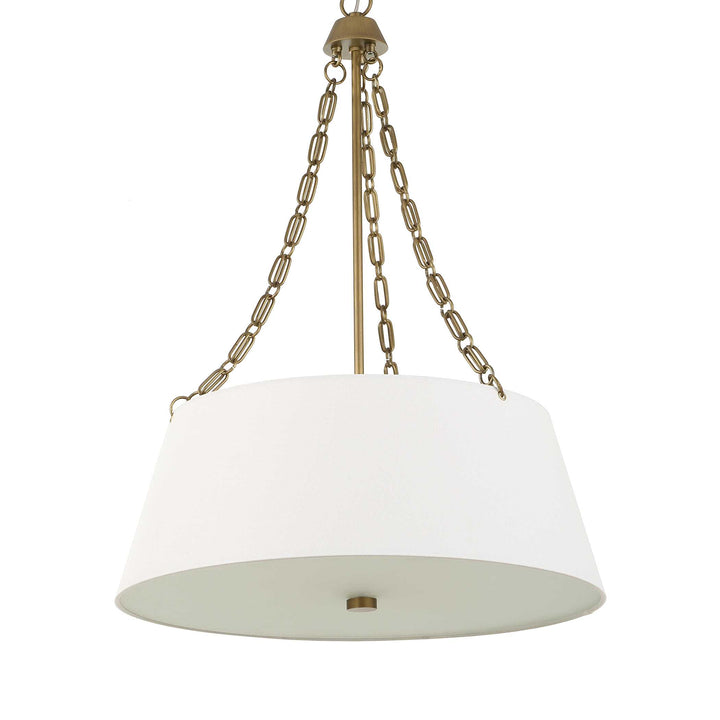 ANDALUCIA BRUSHED GOLD DRUM PENDANT