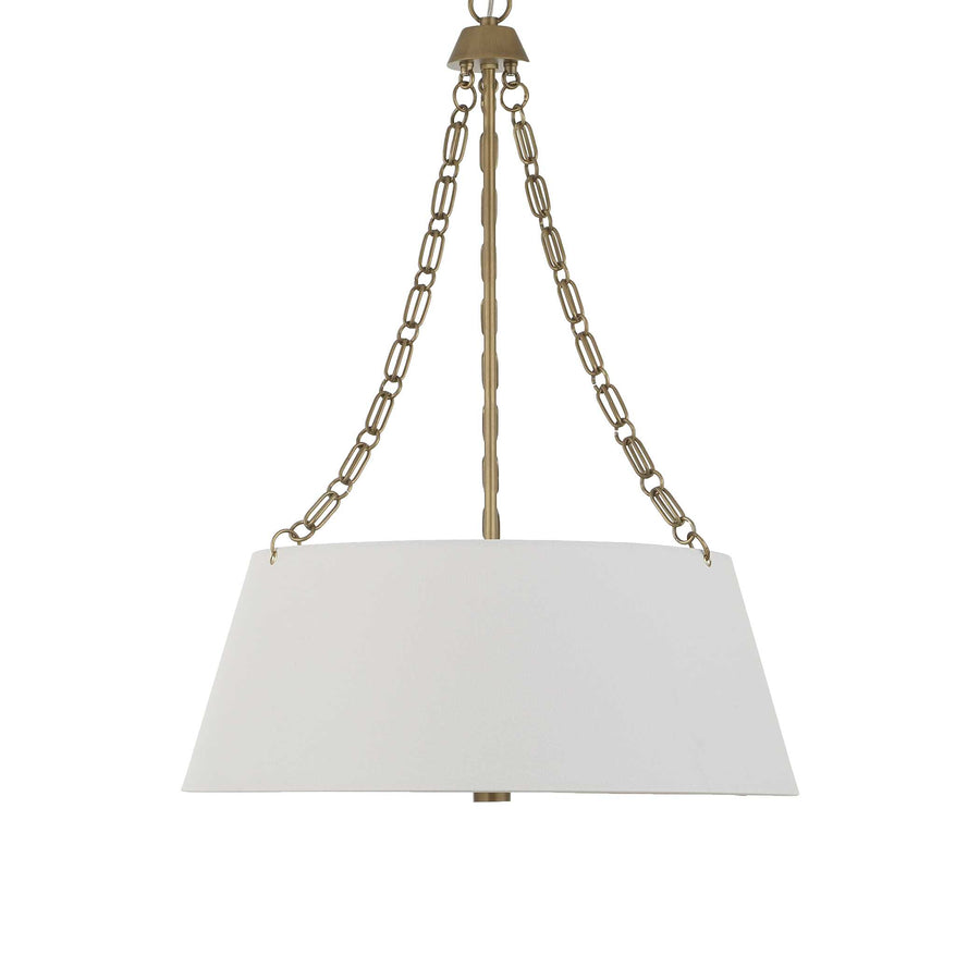 ANDALUCIA BRUSHED GOLD DRUM PENDANT