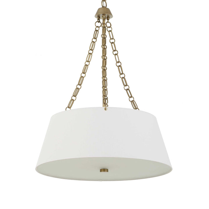 ANDALUCIA BRUSHED GOLD DRUM PENDANT