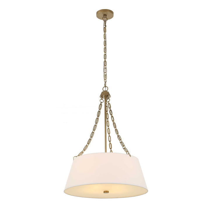 ANDALUCIA BRUSHED GOLD DRUM PENDANT