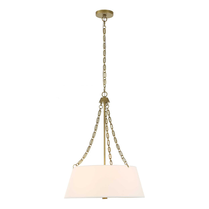 ANDALUCIA BRUSHED GOLD DRUM PENDANT