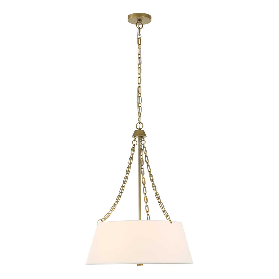 ANDALUCIA BRUSHED GOLD DRUM PENDANT