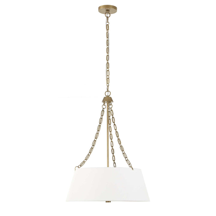 ANDALUCIA BRUSHED GOLD DRUM PENDANT