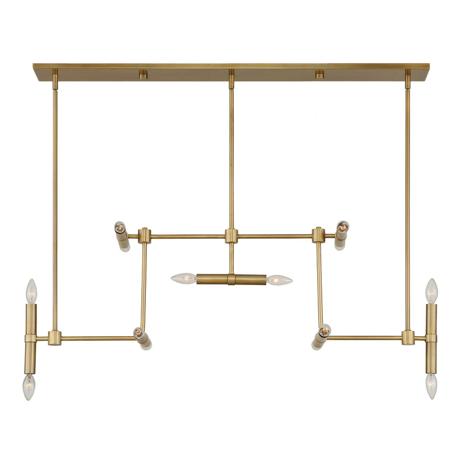 CADRE 14 LIGHT MODERN LINEAR PENDANT
