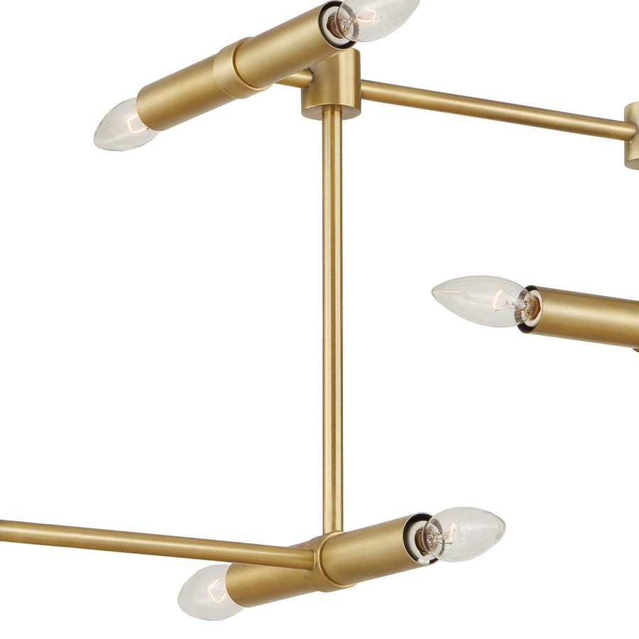 CADRE 14 LIGHT MODERN LINEAR PENDANT