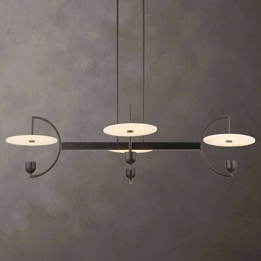 KYOTO 4 LIGHT LINEAR LED CHANDELIER