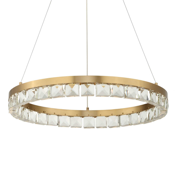 SEGOVIA ROUND CRYSTAL LED CHANDELIER