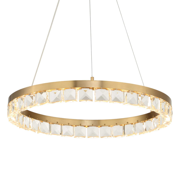 SEGOVIA ROUND CRYSTAL LED CHANDELIER