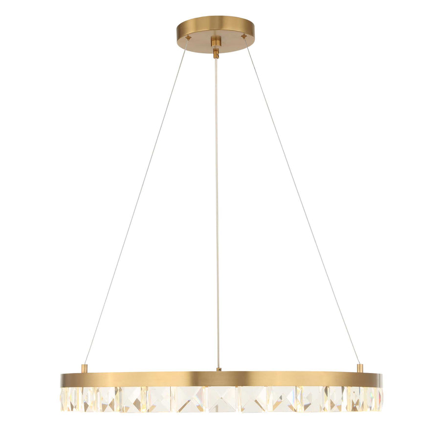 SEGOVIA ROUND CRYSTAL LED CHANDELIER