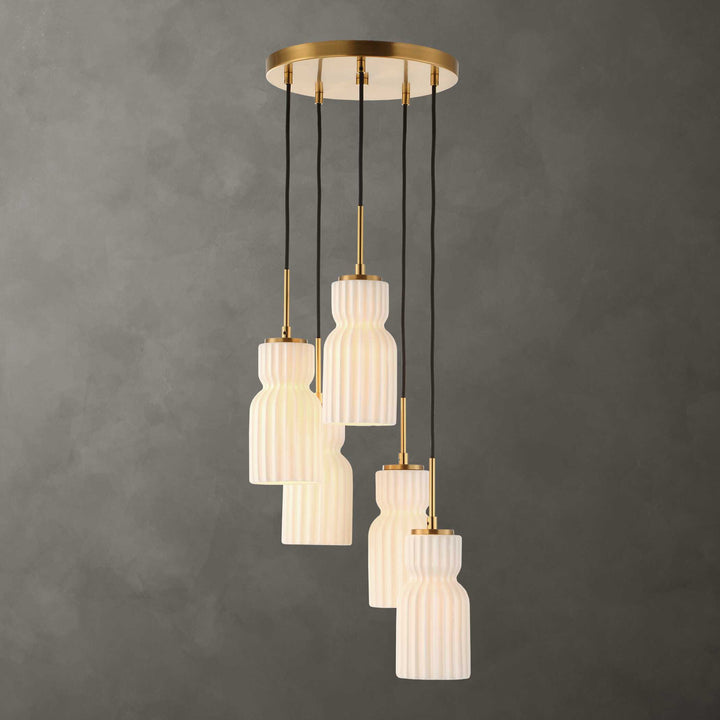 VANIER 5 LIGHT CLUSTER PENDANT
